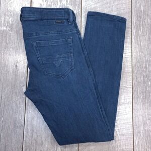 Diesel Thommer Slim Skinny Jeans Mens 31x32 Dark Blue 085AQ Stretch